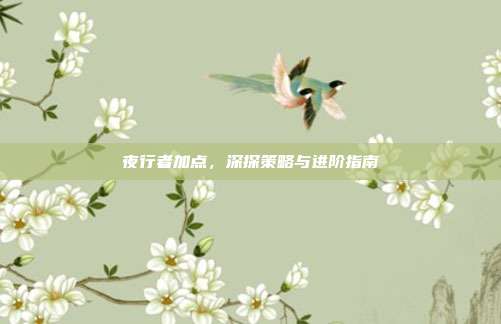 夜行者加点,深探策略与进阶指南