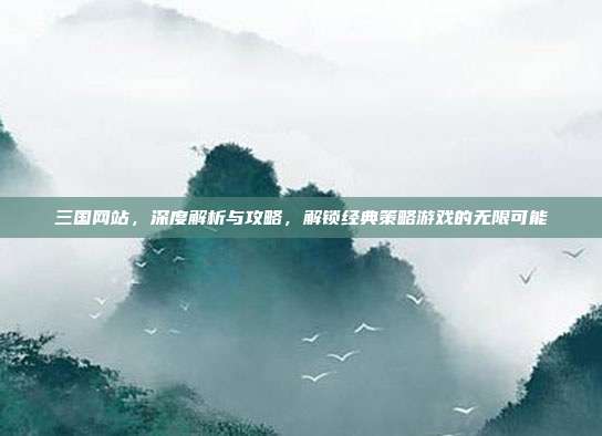 三国网站，深度解析与攻略，解锁经典策略游戏的无限可能