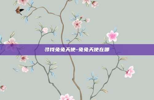 寻找兔兔天使-兔兔天使在哪