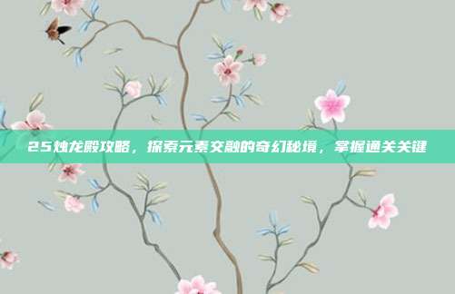 25烛龙殿攻略,探索元素交融的奇幻秘境,掌握通关关键