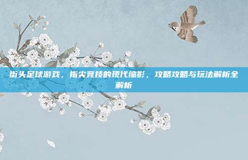 街头足球游戏,指尖竞技的现代缩影,攻略攻略与玩法解析全解析