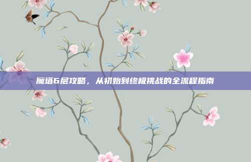 魔塔6层攻略，从初始到终极挑战的全流程指南