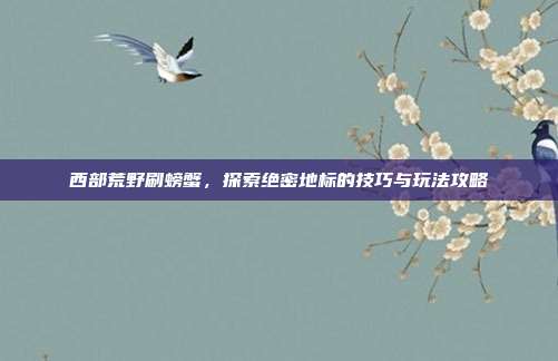 西部荒野刷螃蟹，探索绝密地标的技巧与玩法攻略