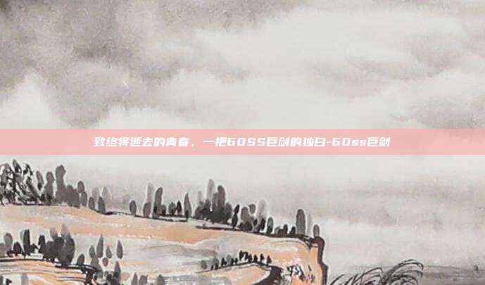 致终将逝去的青春，一把60SS巨剑的独白-60ss巨剑