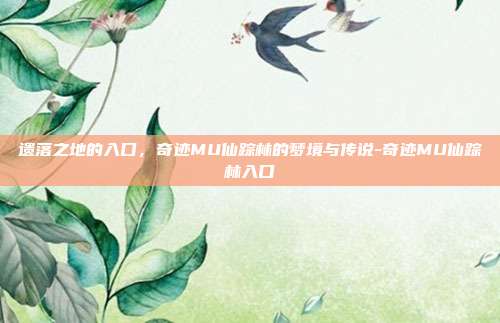 遗落之地的入口,奇迹MU仙踪林的梦境与传说-奇迹MU仙踪林入口