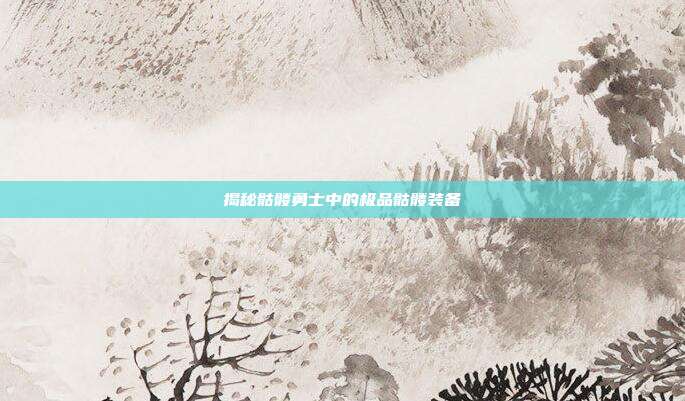 揭秘骷髅勇士中的极品骷髅装备