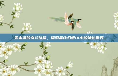 露米娅的奇幻旅程,探索最终幻想14中的神秘世界