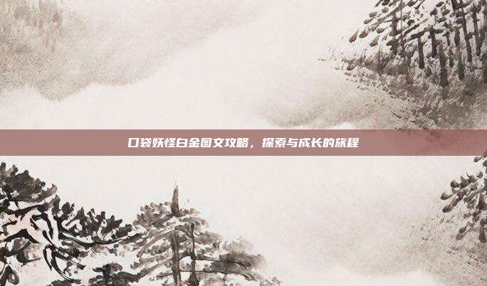 口袋妖怪白金图文攻略，探索与成长的旅程