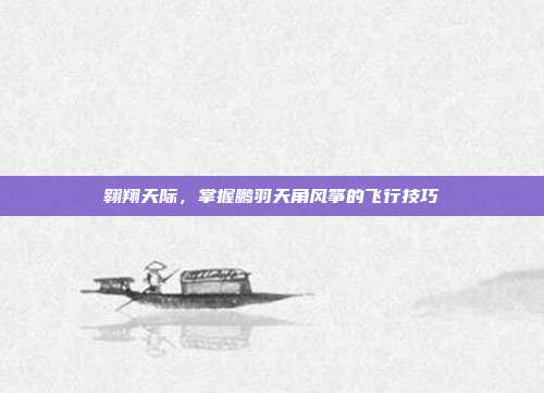 翱翔天际,掌握鹏羽天角风筝的飞行技巧