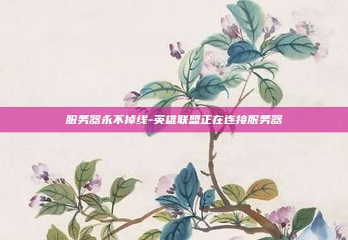 服务器永不掉线-英雄联盟正在连接服务器