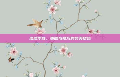 球球作战,策略与技巧的完美结合