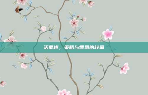 活象棋,策略与智慧的较量