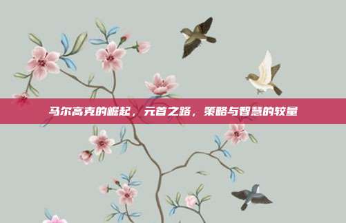 马尔高克的崛起,元首之路,策略与智慧的较量