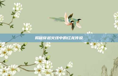 揭秘穿越火线中的红龙传说
