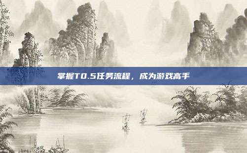 掌握T0.5任务流程,成为游戏高手