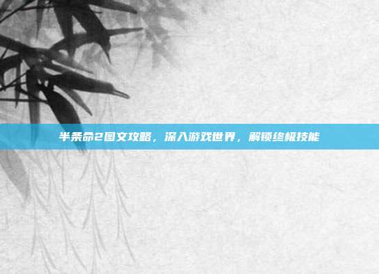 半条命2图文攻略,深入游戏世界,解锁终极技能