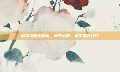 剑灵攻略全解析,新手必看,老手提升技巧