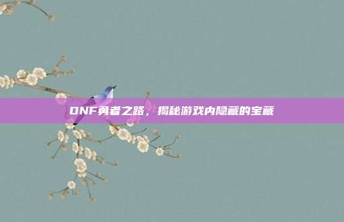 DNF勇者之路，揭秘游戏内隐藏的宝藏