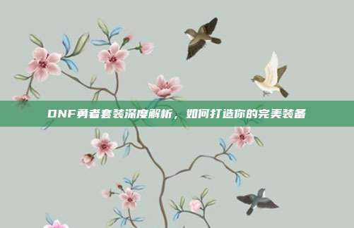 DNF勇者套装深度解析,如何打造你的完美装备