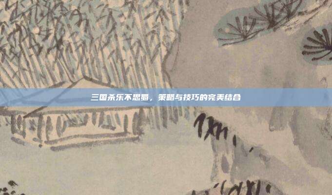 三国杀乐不思蜀,策略与技巧的完美结合
