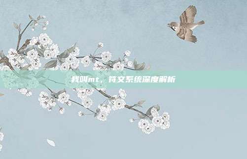 我叫mt，符文系统深度解析