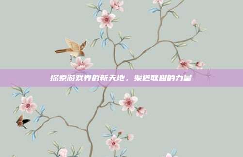 探索游戏界的新天地，渠道联盟的力量