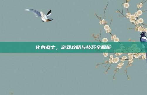 化身战士,游戏攻略与技巧全解析