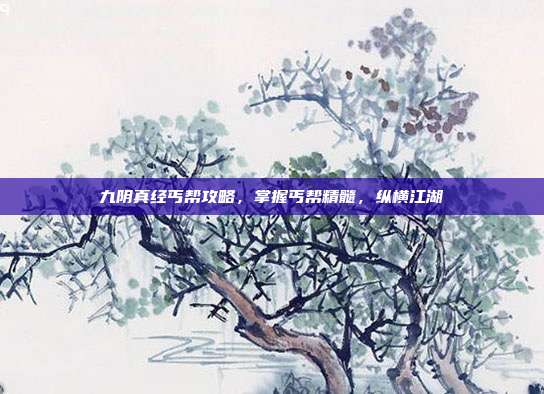 九阴真经丐帮攻略，掌握丐帮精髓，纵横江湖