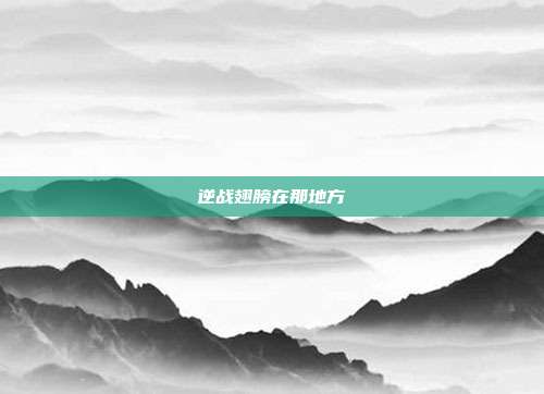 逆战翅膀在那地方