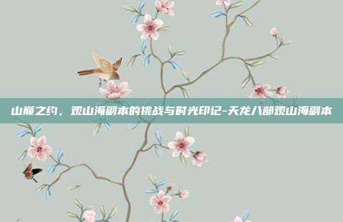 山巅之约，观山海副本的挑战与时光印记-天龙八部观山海副本