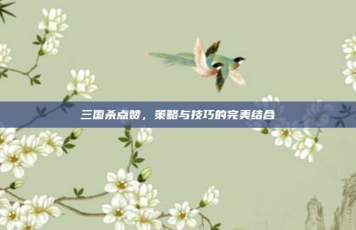 三国杀点赞，策略与技巧的完美结合