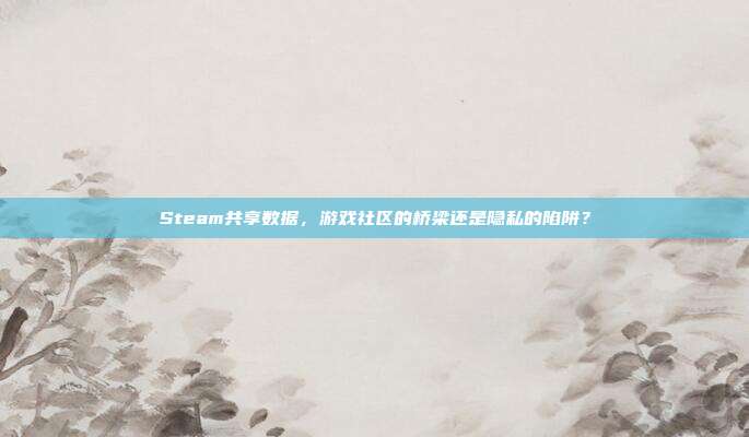 Steam共享数据，游戏社区的桥梁还是隐私的陷阱？