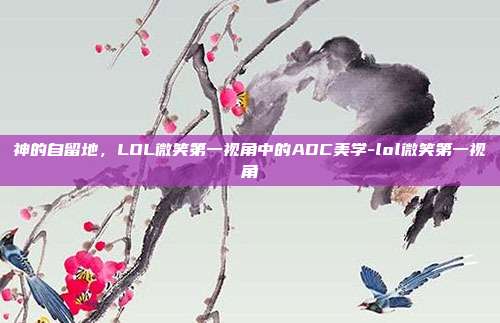 神的自留地，LOL微笑第一视角中的ADC美学-lol微笑第一视角