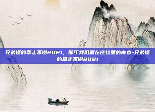 兄弟懂的拿走不谢2021，那年我们藏在链接里的青春-兄弟懂的拿走不谢2021