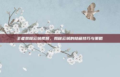 王者荣耀云城视频,揭秘云城的隐藏技巧与策略