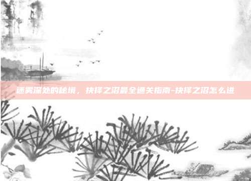 迷雾深处的秘境，抉择之沼最全通关指南-抉择之沼怎么进