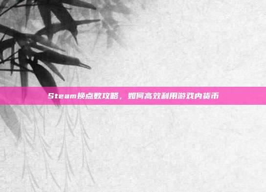 Steam换点数攻略,如何高效利用游戏内货币