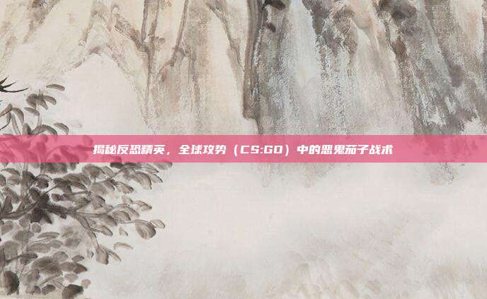 揭秘反恐精英,全球攻势(CS:GO)中的恶鬼茄子战术