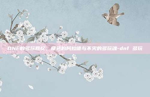 DNF的多玩回忆，褪色的阿拉德与不灭的多玩魂-dnf 多玩