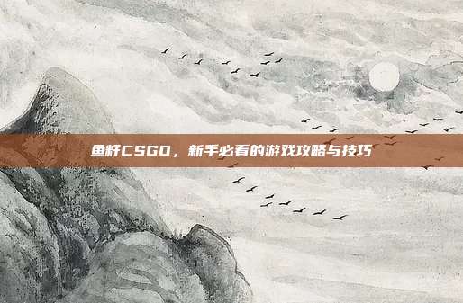 鱼籽CSGO，新手必看的游戏攻略与技巧