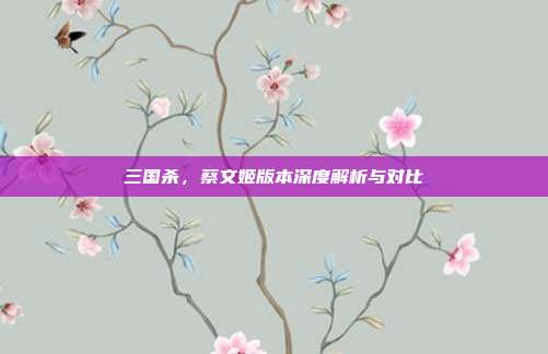 三国杀,蔡文姬版本深度解析与对比