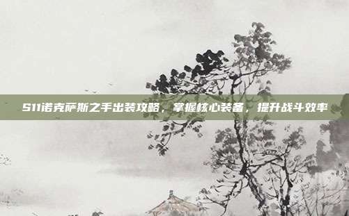 S11诺克萨斯之手出装攻略,掌握核心装备,提升战斗效率