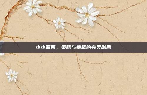 小小军团,策略与荣耀的完美融合