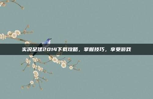 实况足球2014下载攻略，掌握技巧，享受游戏