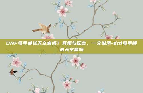 DNF每年都送天空套吗？真相与谣言，一文说清-dnf每年都送天空套吗