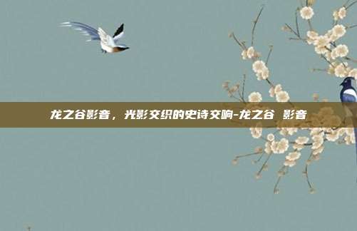 龙之谷影音，光影交织的史诗交响-龙之谷 影音
