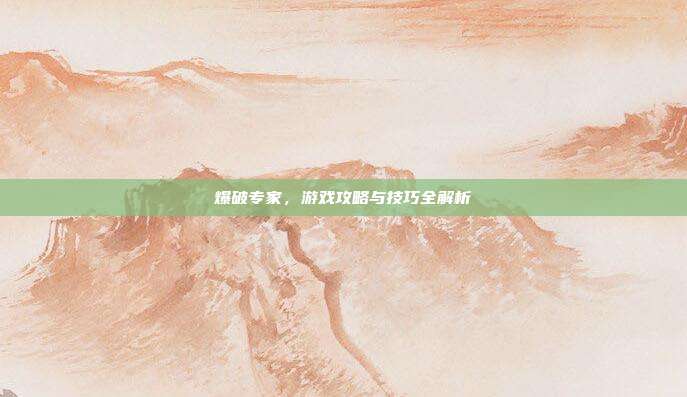 爆破专家,游戏攻略与技巧全解析