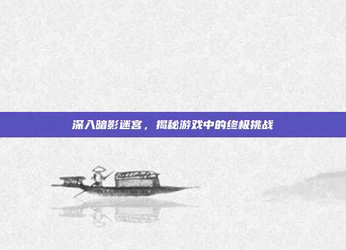 深入暗影迷宫,揭秘游戏中的终极挑战