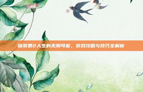 探索第2人生的无限可能,游戏攻略与技巧全解析