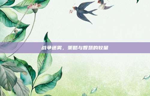 战争迷雾,策略与智慧的较量